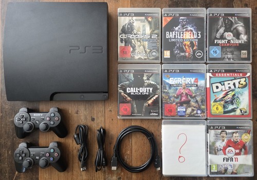 Sony ps3 slim charcoal black - ps3,